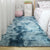 Calming Decoration Rug Multi Color Tie Dyed Pattern Area Rug Faux Fur Machine Washable Anti-Slip Backing Carpet Peacock Blue Clearhalo 'Area Rug' 'Casual' 'Rugs' Rug' 2208594