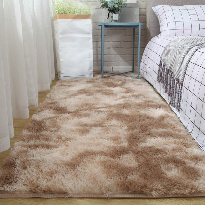 Multi-Color Tie Dye Printed Rug Shag Modern Carpet Non-Slip Machine Washable Area Rug for Decoration Dark Camel Clearhalo 'Area Rug' 'Casual' 'Rugs' Rug' 2208618
