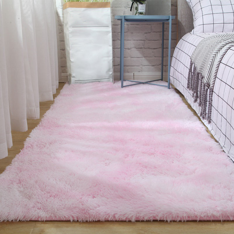Multi-Color Tie Dye Printed Rug Shag Modern Carpet Non-Slip Machine Washable Area Rug for Decoration Light Pink Clearhalo 'Area Rug' 'Casual' 'Rugs' Rug' 2208619