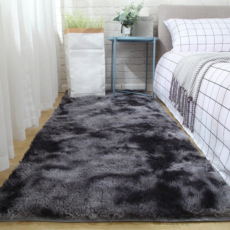 Multi-Color Tie Dye Printed Rug Shag Modern Carpet Non-Slip Machine Washable Area Rug for Decoration Dark Gray Clearhalo 'Area Rug' 'Casual' 'Rugs' Rug' 2208621