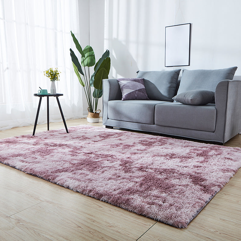 Scandinavian Decoration Rug Multi-Colored Solid Color Area Carpet Shag Non-Slip Pet Friendly Indoor Rug Clearhalo 'Area Rug' 'Casual' 'Rugs' Rug' 2208643