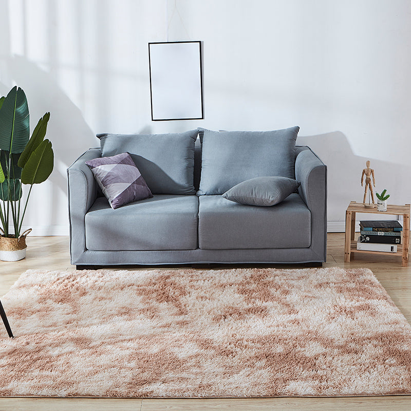 Scandinavian Decoration Rug Multi-Colored Solid Color Area Carpet Shag Non-Slip Pet Friendly Indoor Rug Light Camel Clearhalo 'Area Rug' 'Casual' 'Rugs' Rug' 2208650