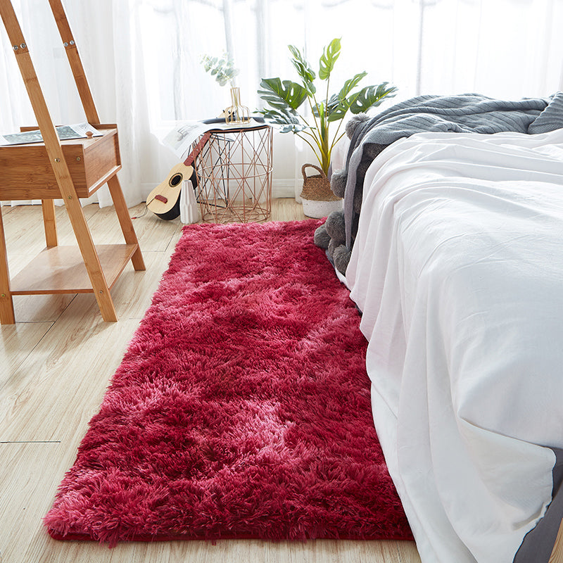 Casual Multi Color Relaxing Rug Fluffy Tie Dye Printed Carpet Anti-Slip Backing Machine Washable Rug for Room Burgundy Clearhalo 'Area Rug' 'Casual' 'Rugs' Rug' 2208664