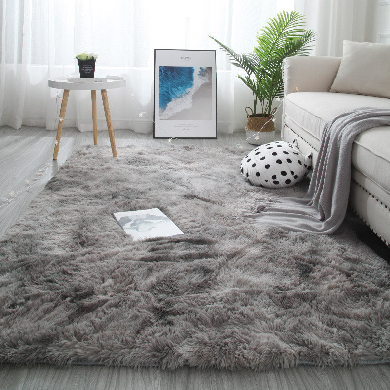 Cute Multi-Color Plain Rug Fluffy Relaxing Area Carpet Non-Slip Backing Easy Care Rug for Living Room Clearhalo 'Area Rug' 'Casual' 'Rugs' Rug' 2208678