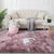 Cute Multi-Color Plain Rug Fluffy Relaxing Area Carpet Non-Slip Backing Easy Care Rug for Living Room Purple-Pink Clearhalo 'Area Rug' 'Casual' 'Rugs' Rug' 2208686