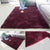 Multi Colored Modern Rug Shag Solid Color Carpet Pet Friendly Non-Slip Area Rug for Home Decor Burgundy Clearhalo 'Area Rug' 'Casual' 'Rugs' Rug' 2208707