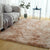 Minimalist Plain Rug Multi Color Faux Fur Indoor Rug Machine Washable Anti-Slip Carpet for Living Room Light Camel Clearhalo 'Area Rug' 'Casual' 'Rugs' Rug' 2208732