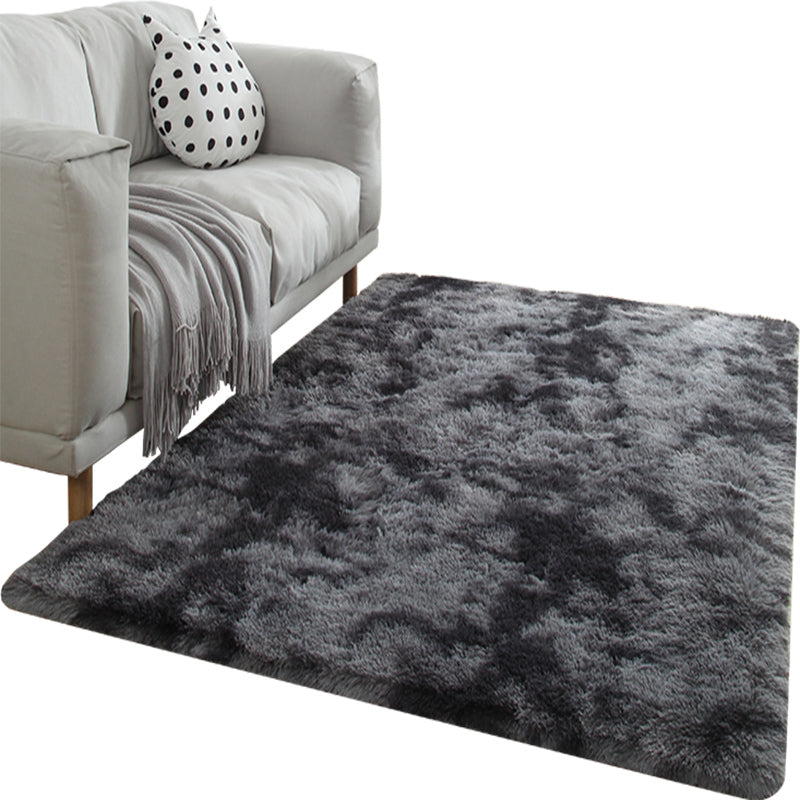 Minimalist Plain Rug Multi Color Faux Fur Indoor Rug Machine Washable Anti-Slip Carpet for Living Room Clearhalo 'Area Rug' 'Casual' 'Rugs' Rug' 2208734