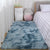 Multi-Colored Solid Color Rug Shag Relaxing Area Carpet Non-Slip Backing Washable Rug for Bedroom Peacock Blue Clearhalo 'Area Rug' 'Casual' 'Rugs' Rug' 2208753