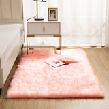 Natural Solid Color Rug Multi Color Fluffy Carpet Easy Care Machine Washable Area Rug for Bedroom Light Pink Clearhalo 'Area Rug' 'Casual' 'Rugs' Rug' 2208784