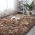 Casual Home Decor Rug Multi Colored Plain Area Rug Faux Fur Non-Slip Backing Easy Care Carpet Coffee Clearhalo 'Area Rug' 'Casual' 'Rugs' Rug' 2208820