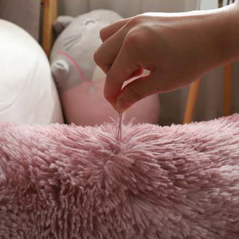 Scandinavian Solid Color Rug Multi-Color Fluffy Area Carpet Non-Slip Backing Machine Washable Rug for Bedroom Clearhalo 'Area Rug' 'Casual' 'Rugs' Rug' 2208853