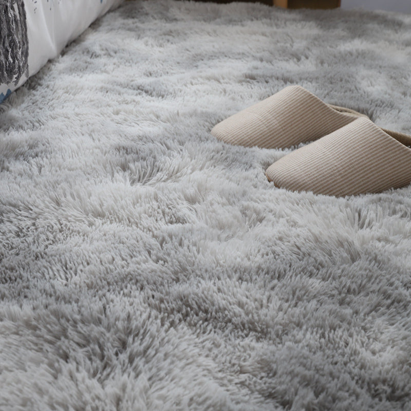 Scandinavian Solid Color Rug Multi-Color Fluffy Area Carpet Non-Slip Backing Machine Washable Rug for Bedroom Clearhalo 'Area Rug' 'Casual' 'Rugs' Rug' 2208855