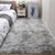 Scandinavian Solid Color Rug Multi-Color Fluffy Area Carpet Non-Slip Backing Machine Washable Rug for Bedroom Light Gray Clearhalo 'Area Rug' 'Casual' 'Rugs' Rug' 2208856