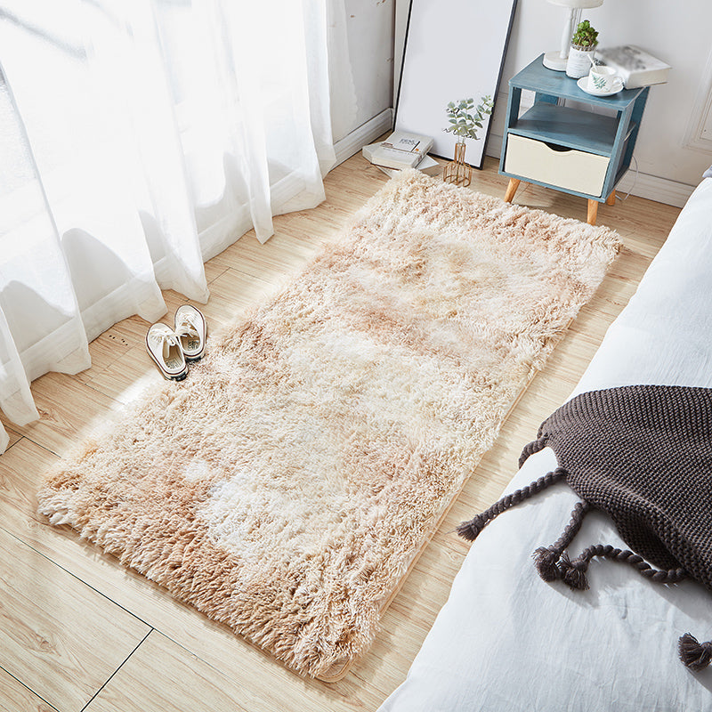 Simple Tie Dye Pattern Rug Multi Color Shag Area Carpet Anti-Slip Backing Easy Care Rug for Decoration Camel Clearhalo 'Area Rug' 'Casual' 'Rugs' Rug' 2208863