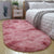 Multi-Color Tie Dye Rug Shag Western Area Rug Pet Friendly Anti-Slip Carpet for Bedroom Pink Clearhalo 'Area Rug' 'Casual' 'Rugs' Rug' 2208916
