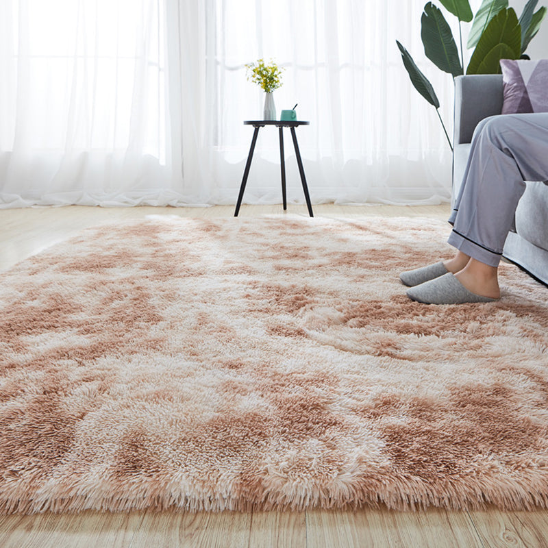 Natural Bedroom Rug Multi Color Geo Patterned Carpet Fluffy Non-Slip Backing Easy Care Carpet Light Camel Clearhalo 'Area Rug' 'Casual' 'Rugs' Rug' 2208955