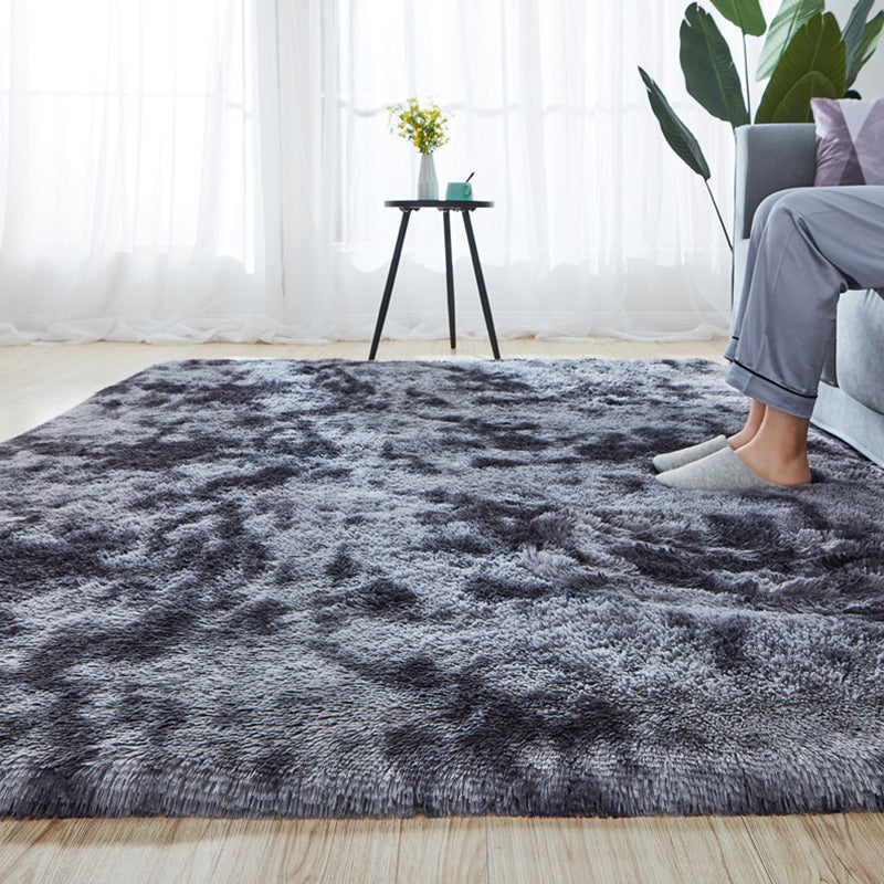 Natural Bedroom Rug Multi Color Geo Patterned Carpet Fluffy Non-Slip Backing Easy Care Carpet Dark Gray Clearhalo 'Area Rug' 'Casual' 'Rugs' Rug' 2208956