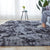 Natural Bedroom Rug Multi Color Geo Patterned Carpet Fluffy Non-Slip Backing Easy Care Carpet Dark Gray Clearhalo 'Area Rug' 'Casual' 'Rugs' Rug' 2208956