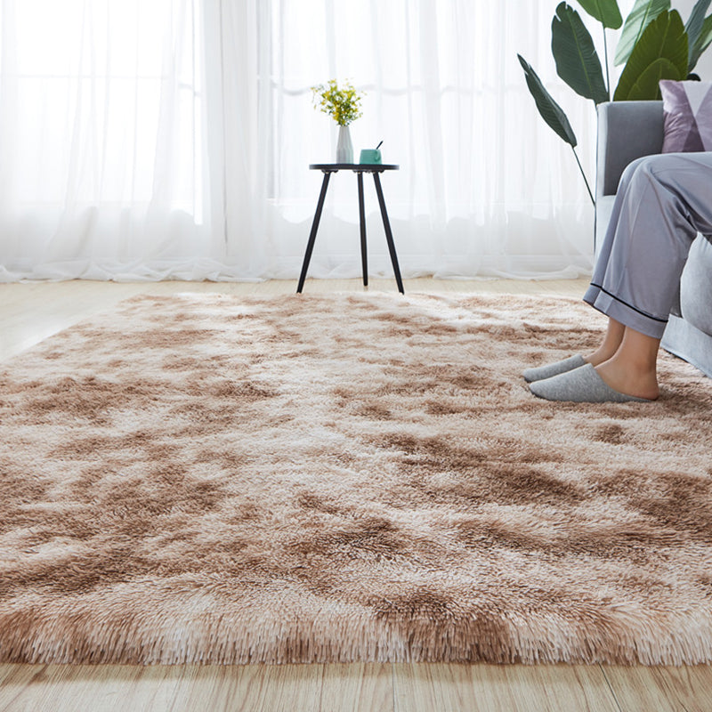 Natural Bedroom Rug Multi Color Geo Patterned Carpet Fluffy Non-Slip Backing Easy Care Carpet Khaki Clearhalo 'Area Rug' 'Casual' 'Rugs' Rug' 2208962