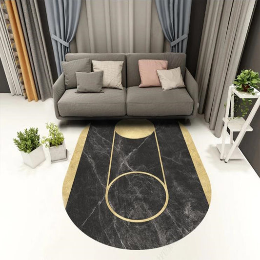 Multi Color Nordic Rug Synthetics Abstract Printed Area Rug Non-Slip Backing Pet Friendly Carpet for Decoration Clearhalo 'Area Rug' 'Rug' 2208983