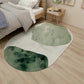 Multi Color Nordic Rug Synthetics Abstract Printed Area Rug Non-Slip Backing Pet Friendly Carpet for Decoration Light Green Clearhalo 'Area Rug' 'Rug' 2208986