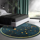 Modern Kids Room Rug Multi-Colored Constellation Pattern Rug Polypropylene Pet Friendly Easy Care Carpet Blackish Green Clearhalo 'Area Rug' 'Rug' 2209002