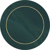 Dark Green Abstract Printed Rug Polyster Trendy Carpet Anti-Slip Pet Friendly Rug for Living Room Clearhalo 'Area Rug' 'Rug' 2209015