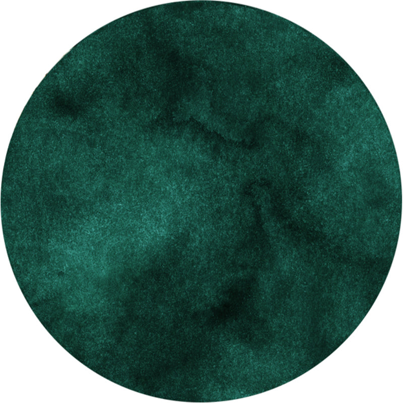 Dark Green Abstract Printed Rug Polyster Trendy Carpet Anti-Slip Pet Friendly Rug for Living Room Blackish Green Design 5 Clearhalo 'Area Rug' 'Rug' 2209017