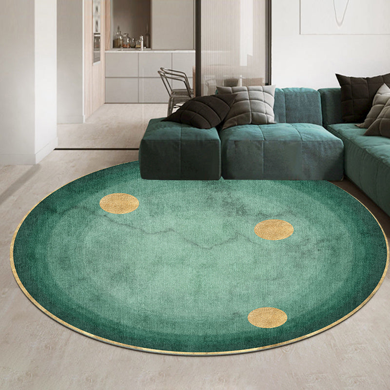 Casual Minimalist Rug Multi-Color Geometric Pattern Carpet Non-Slip Backing Area Rug for Bedroom Blackish Green Clearhalo 'Area Rug' 'Rug' 2209020