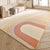 Multi Color Abstract Print Rug Polyster Simplicity Carpet Stain-Resistant Anti-Slip Rug for Living Room Yellow Clearhalo 'Area Rug' 'Rug' 2209076
