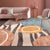 Multi-Color Bedroom Rug Nordic Geometric Printed Carpet Cotton Blend Non-Slip Backing Easy Care Area Rug Orange-Yellow Clearhalo 'Area Rug' 'Rug' 2209142