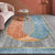 Novelty Bedroom Rug Multi-Colored Geometric Print Indoor Rug Synthetics Anti-Slip Backing Washable Carpet Orange-Blue Clearhalo 'Area Rug' 'Rug' 2209176