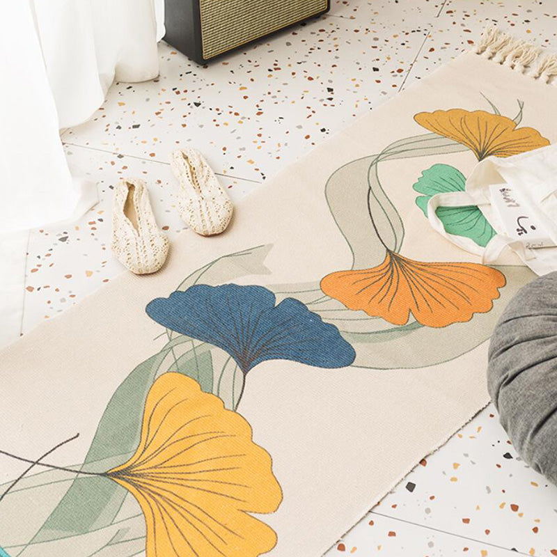 Vintage Boho Rug Multi Color Geo Patterned Carpet Machine Washable Stain-Resistant Rug with Fringe for Room Clearhalo 'Area Rug' 'Moroccan' 'Rugs' Rug' 2209540