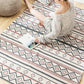 Multi Color Geo Pattern Rug Cotton Blend Vintage Carpet Pet Friendly Easy Care Rug for Living Room Clearhalo 'Area Rug' 'Moroccan' 'Rugs' Rug' 2209590