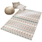 Multi Color Geo Pattern Rug Cotton Blend Vintage Carpet Pet Friendly Easy Care Rug for Living Room Clearhalo 'Area Rug' 'Moroccan' 'Rugs' Rug' 2209599