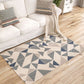 Western Decoration Rug Multi Colored Geo Patterned Area Carpet Cotton Pet Friendly Easy Care Indoor Rug Grey 3'11" x 5'11" Clearhalo 'Area Rug' 'Moroccan' 'Rugs' Rug' 2209671
