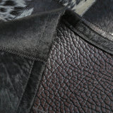 Unique Multi Color Geometric Rug Cowhide Modern Area Carpet Stain-Resistant Pet Friendly Rug for Parlor Clearhalo 'Area Rug' 'Modern' 'Rugs' Rug' 2213200