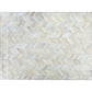 Multi-Colored Western Rug Cowhide Geometric Printed Indoor Rug Hand Worked Pet Friendly Carpet for Parlor White Clearhalo 'Area Rug' 'Rug' 2213241