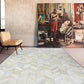 Multi-Colored Western Rug Cowhide Geometric Printed Indoor Rug Hand Worked Pet Friendly Carpet for Parlor Clearhalo 'Area Rug' 'Rug' 2213242
