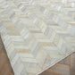 Multi-Colored Western Rug Cowhide Geometric Printed Indoor Rug Hand Worked Pet Friendly Carpet for Parlor Clearhalo 'Area Rug' 'Rug' 2213243