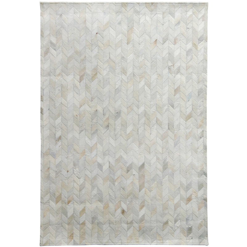 Luxe Living Room Rug Multicolor Geo Patterned Indoor Rug Cowhide Pet Friendly Stain-Resistant Carpet Clearhalo 'Area Rug' 'Rug' 2213278