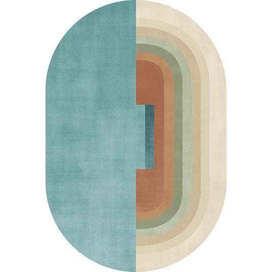 Creative Parlor Rug Multi Color Geo Patterned Area Rug Polypropylene Pet Friendly Washable Easy Care Carpet Clearhalo 'Area Rug' 'Rug' 2213353