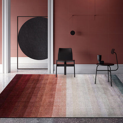 Simple Geo Print Rug Multicolor Funky Area Creative Blended Easy Care Stain-Resistant Washable Rug for Decor Brown Clearhalo 'Area Rug' 'Modern' 'Rugs' Rug' 2213502