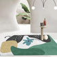 Multi-Colored Geometric Pattern Rug Synthetics Western Area Rug Non-Slip Washable Easy Care Carpet for Decoration Green Clearhalo 'Area Rug' 'Rug' 2213530