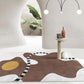 Multi-Colored Geometric Pattern Rug Synthetics Western Area Rug Non-Slip Washable Easy Care Carpet for Decoration Brown Clearhalo 'Area Rug' 'Rug' 2213538