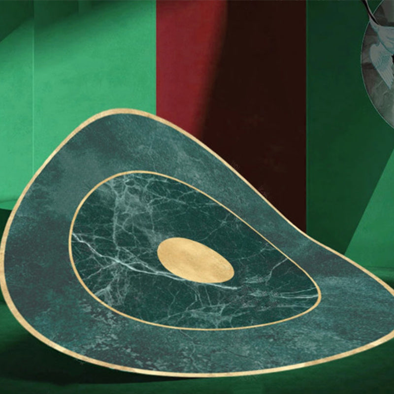 Green Living Room Rug Americana Abstract Print Area Rug Polyster Pet Friendly Stain-Resistant Carpet Green Design 4 Clearhalo 'Area Rug' 'Rug' 2213569