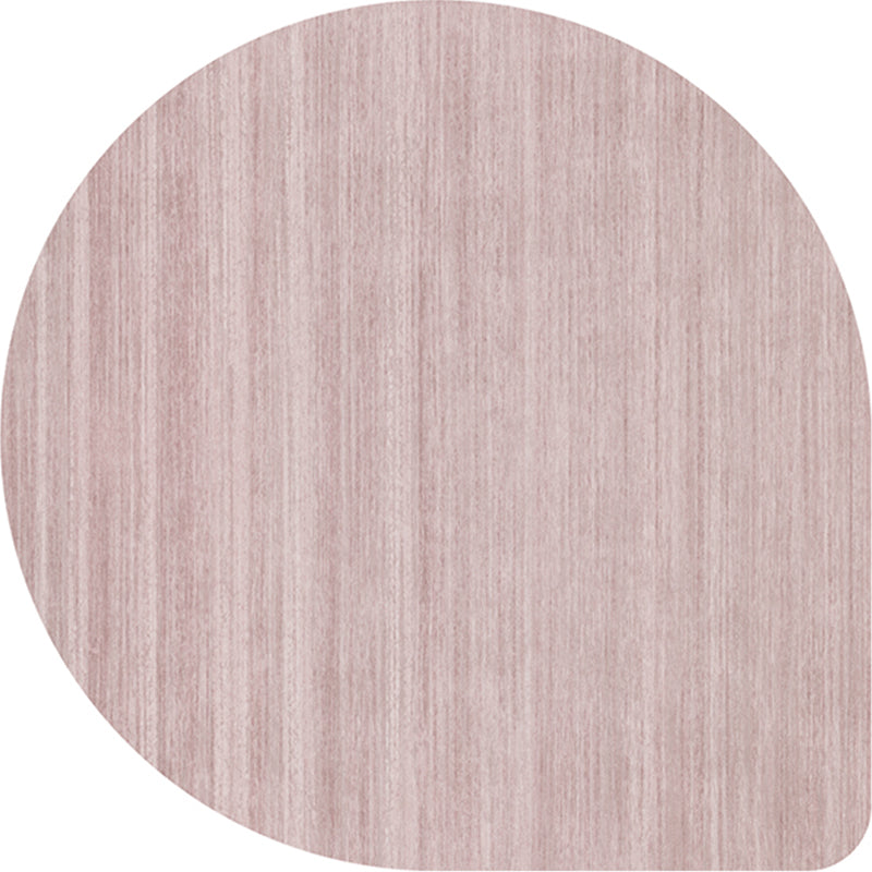 Irregular Shape Solid Color Rug Multi Colored Simple Carpet Cotton Blend Anti-Slip Backing Indoor Rug for Decoration Pink Clearhalo 'Area Rug' 'Rug' 2213645