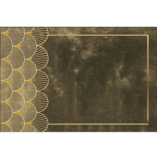 Living Room Rug Western Abstract Pattern Carpet Polypropylene Rug Yellow-Brown Clearhalo 'Area Rug' 'Rug' 2213694