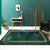 Living Room Rug Western Abstract Pattern Carpet Polypropylene Rug Blackish Green Clearhalo 'Area Rug' 'Rug' 2213700